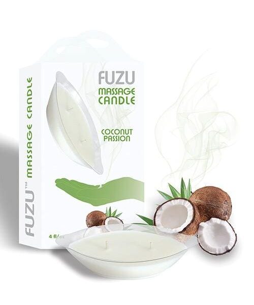 Fuzu Massage Candle - 4 oz Coconut Passion