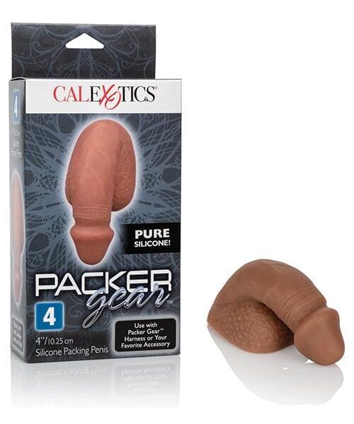 Packer Gear 4" Silicone Packing Penis - Brown