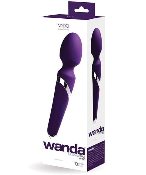 VeDO Wanda Rechargeable Wand - Deep Purple