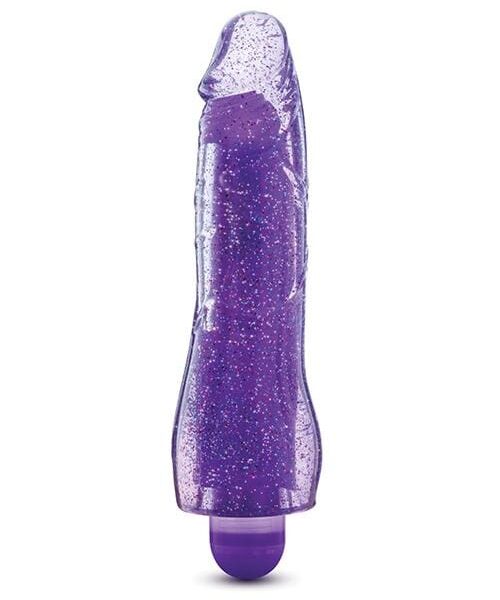 Blush Glow Dicks Glitter Vibrator Molly - Purple