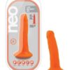 Blush Neo Dual Density 6" Cock - Neon Orange