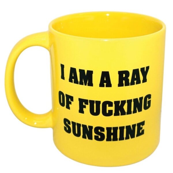 Attitude Mug I am a Ray of Fucking Sunshine - Yellow