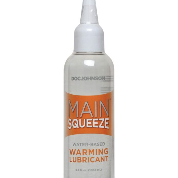 Main Squeeze Warming Water-Based Lubricant - 3.4 oz