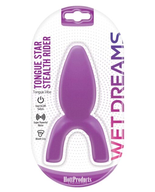 Wet Dreams Tongue Star Stealth Rider Vibe - Purple