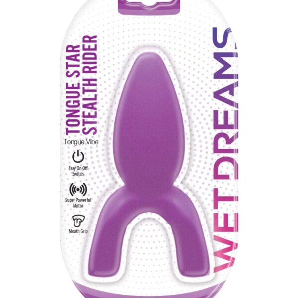 Wet Dreams Tongue Star Stealth Rider Vibe - Purple