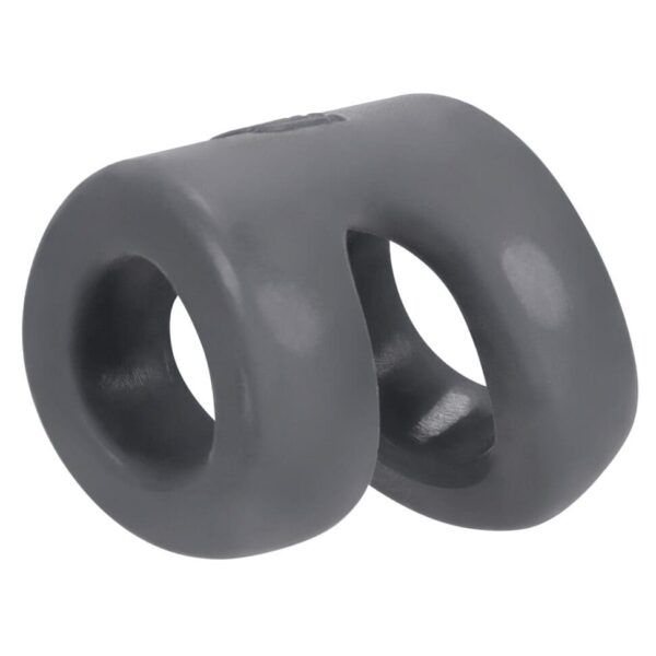 Hunky Junk Connect Cock Ring w/Balltugger - Stone