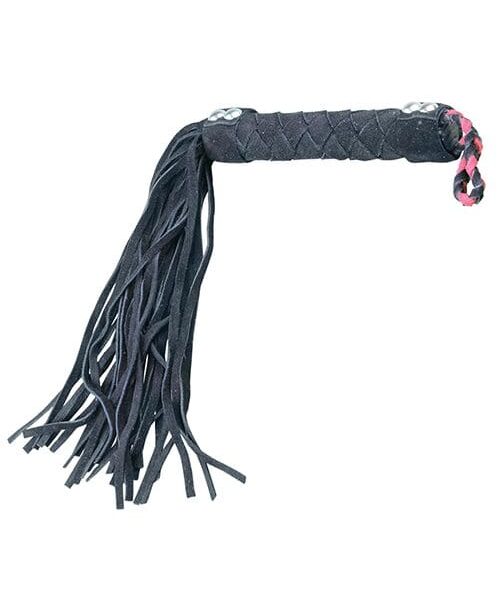 Plesur 15" Leather Flogger - Black