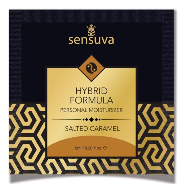 Sensuva Hybrid Personal Moisturizer Single Use Packet - 6 ml Salted Caramel