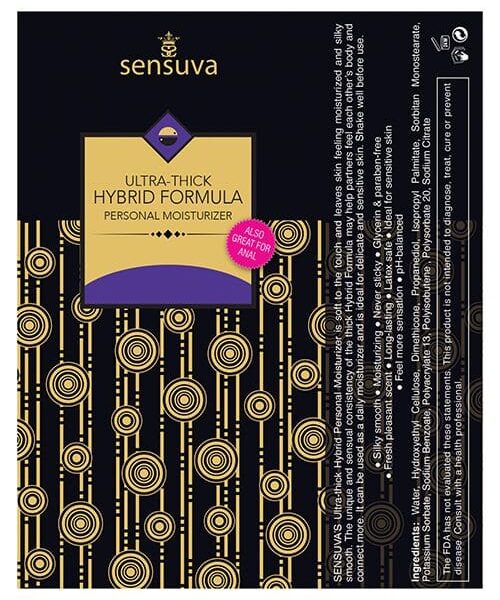 Sensuva Ultra Thick Hybrid Personal Moisturizer - 3.38 oz Unscented