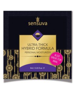 Sensuva Ultra Thick Hybrid Personal Moisturizer Single Use Packet - 6 ml Unscented