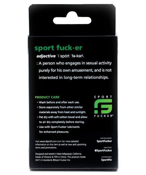 Sport Fucker Cum Plug Kit - Black