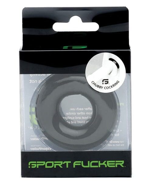 Sport Fucker Chubby Cockring - Black