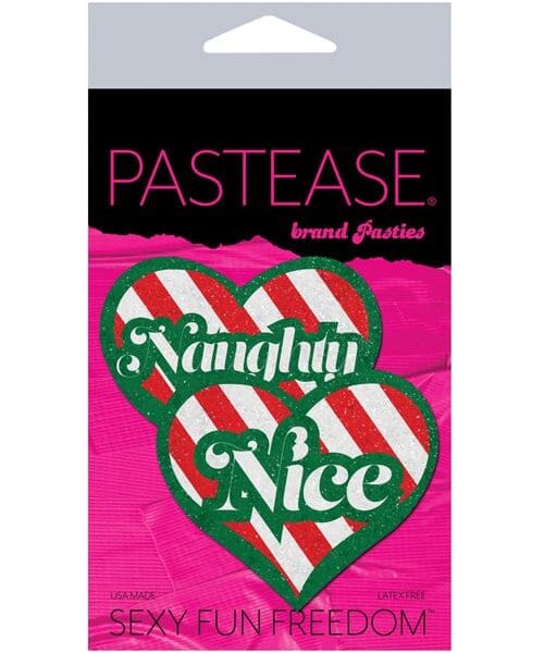 Pastease Naughty/Nice Candy Canes Heart - Multicolors O/S