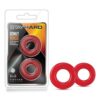 Blush Stay Hard Donut Rings - Red Pack of 2