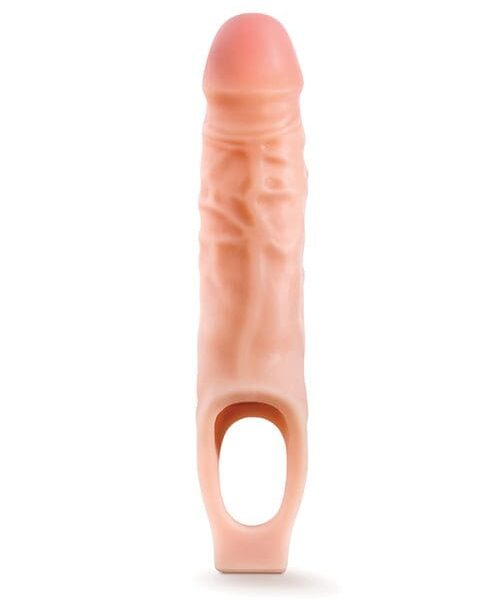 Blush Performance Plus 9" Silicone Cock Sheath Penis Extender - Flesh