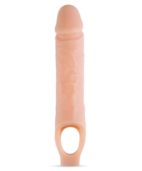 Blush Performance Plus 10" Silicone Cock Sheath Penis Extender - Flesh