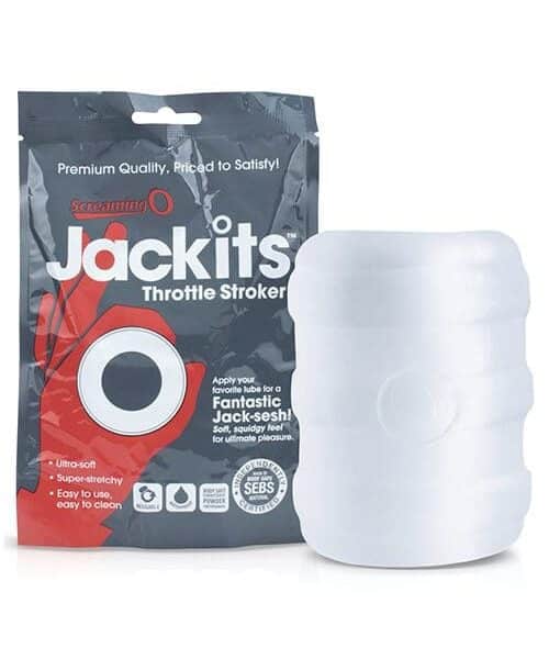 Screaming O Jackits Throttle Stroker - Clear