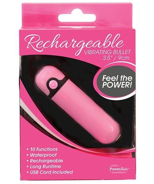 Simple & True Rechargeable Vibrating Bullet - Pink