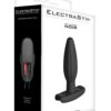 ElectraStim Accessory - Silicone Noir Rocker Butt Plug - Small