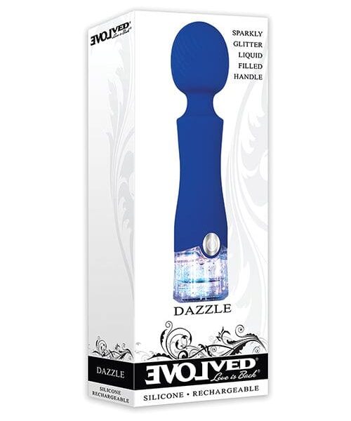 Evolved Dazzle Rechargeable Wand - Blue