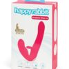 Happy Rabbit Strapless Strap on Rabbit Vibe - Pink