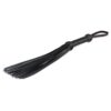 Sultra 16" Lambskin Twill Weave Grip Flogger - Black