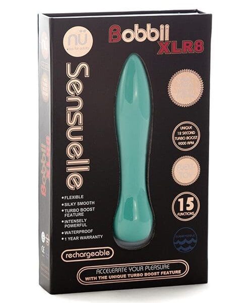 Sensuelle Bobbii Flexible Vibe XLR8 Turbo Boost - Electric Blue