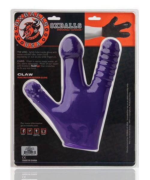 Oxballs Claw Glove - Eggplant