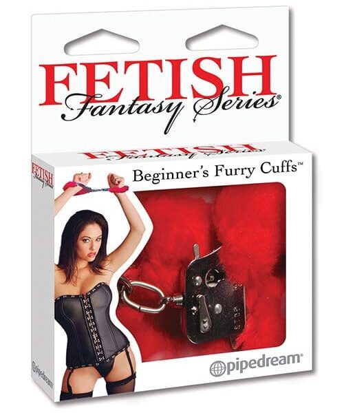 Fetish Fantasy Series Beginner's Furry Cuffs - Red