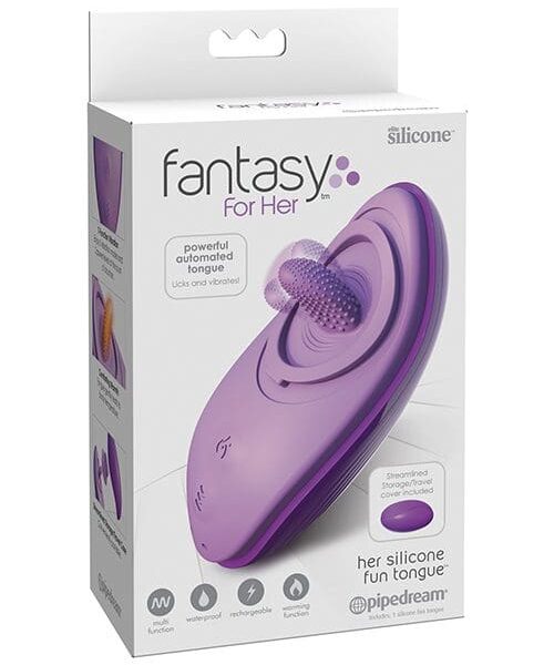 Fantasy for Her Silicone Fun Tongue - Purple