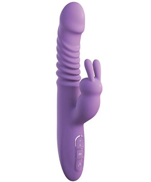 Fantasy for Her Ultimate Thrusting Silicone Rabbit - Purple