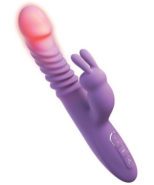 Fantasy for Her Ultimate Thrusting Silicone Rabbit - Purple