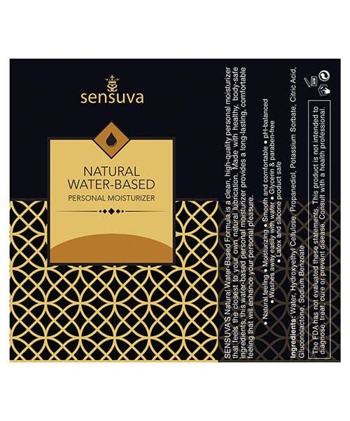 Sensuva Natural Water Based Personal Moisturizer - 1.93 oz Salted Caramel