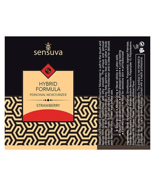 Sensuva Hybrid Personal Moisturizer - 4.23 oz Strawberry