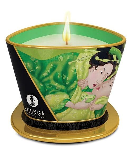 Shunga Massage Candle Zenitude - 5.7 oz Exotic Green Tea