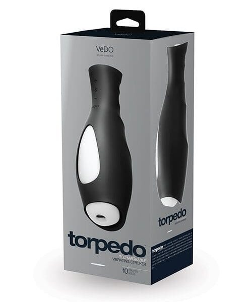 VeDO Torpedo Vibrating Rechargable Stroker - Just Black