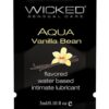 Wicked Sensual Care Waterbased Lubricant - .1 oz Vanilla Bean