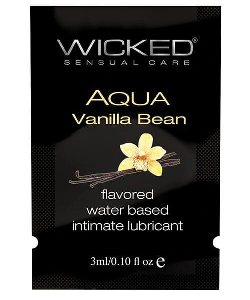 Wicked Sensual Care Waterbased Lubricant - .1 oz Vanilla Bean