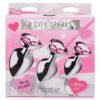 BootySparks Pink Heart Gem Anal Plug Set