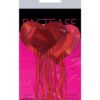 Pastease Tassel Holographic Heart - Red O/S