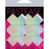 Pastease Holographic Plus X - Silver O/S Pack of 2 Pair