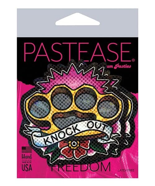 Pastease Diamond Thom Brass Knock Out Knuckles - Multi Color O/S