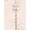 Bride Tribe Straws - Rose Gold Pack of 6