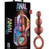 Blush Anal Adventures Matrix Beaded Loop Plug - Copper