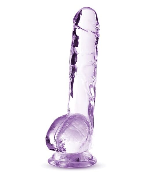 Blush Naturally Yours 6" Crystalline Dildo - Amethyst