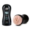 Blush M for Men Soft and Wet Pussy with Pleasure Orbs Self Lubricating Stroker - Vanilla