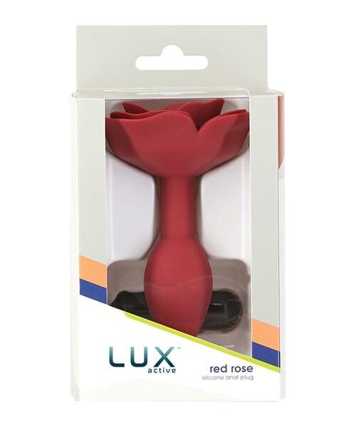 Lux Active Red Rose Silicone Anal Plug