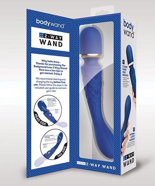 XGen Bodywand Luxe 2 Way Wand Head Massager - Blue