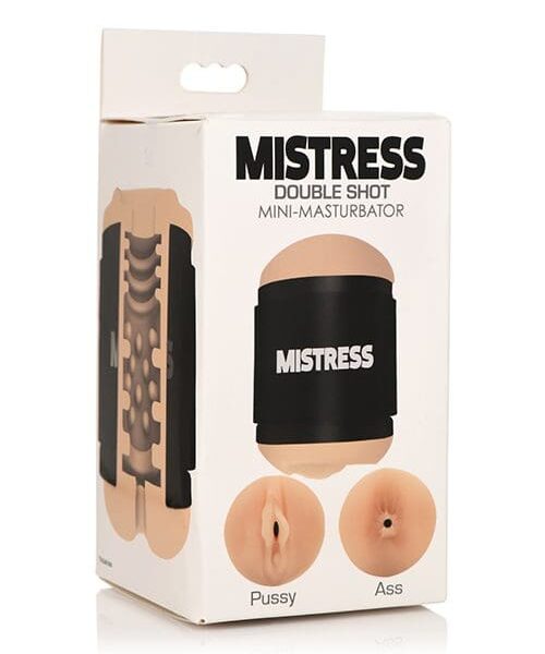 Curve Novelties Mistress Mini Double Stroker Pussy & Ass - Light