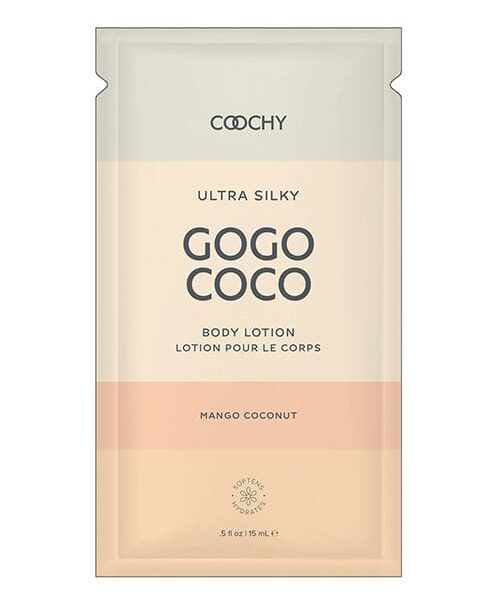 COOCHY Ultra Silky Body Lotion Foil - .35 oz Mango Coconut